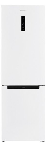 Хладилник с фризер Finlux FBN310DWH, клас E, 293 л. общ обем, свободностоящ, 233 kWh/годишно, No Frost, бял