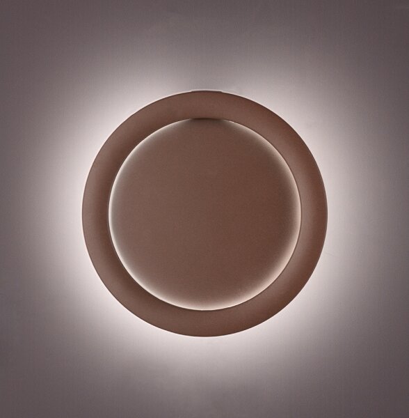 LED стенна лампа PALERMO LED/16W/230V кафява