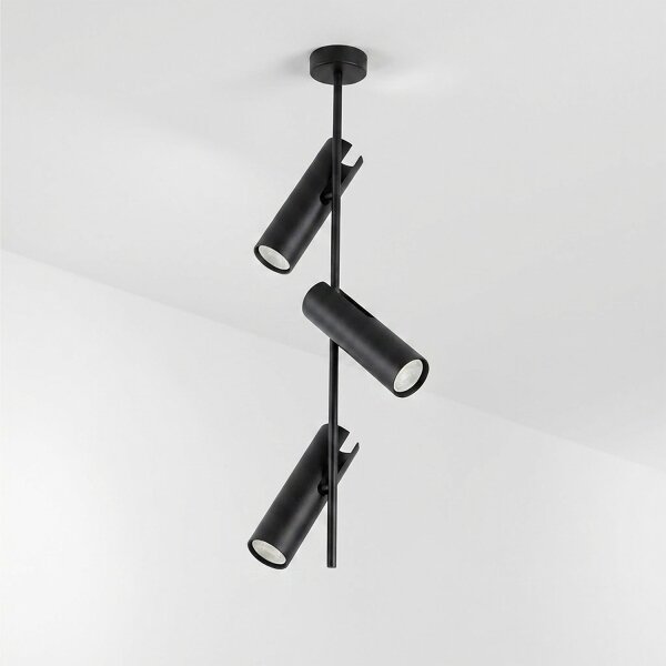 Brilagi - LED RGBW димируем полилей на штанга BRANCH 3xGU10/6,5W/230V черен