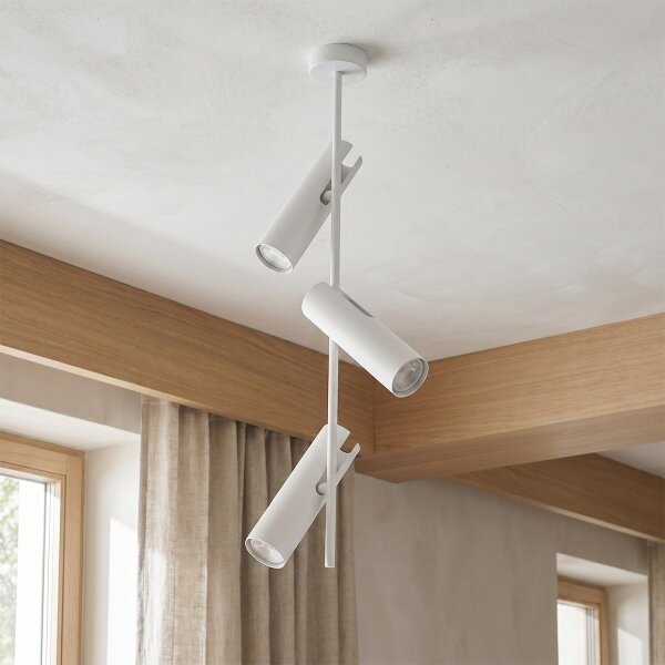 Brilagi - LED RGBW полилей на штанга с възможност за димиране BRANCH 3xGU10/6,5W/230V бял