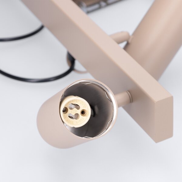 Brilagi - LED RGBW димируем полилей на кабел SELE 4xGU10/6,5W/230V бежов