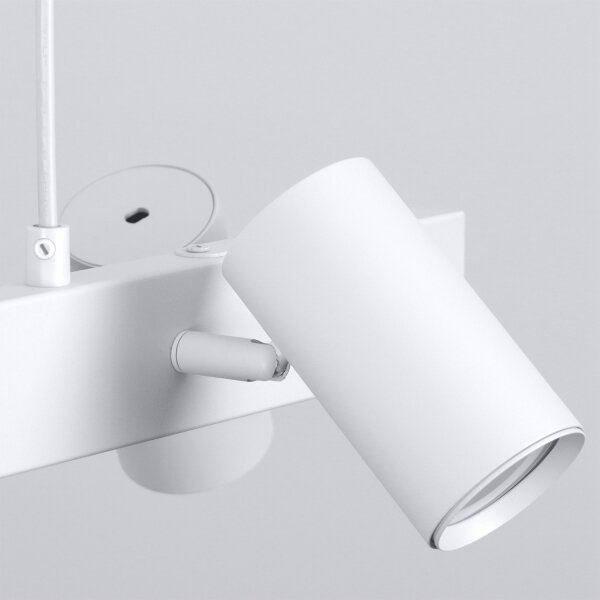 Brilagi - LED RGBW димируем полилей с окачване на кабел SELE 4xGU10/6,5W/230V бял