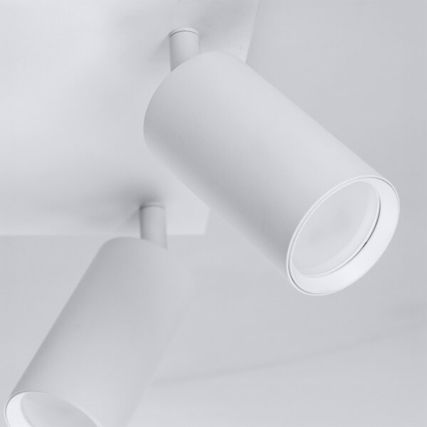 Brilagi - LED RGBW димируемо точково осветително тяло SELE SQUARE 4xGU10/6,5W/230V бяло
