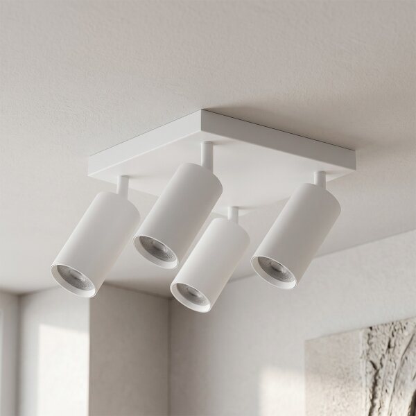 Brilagi - LED RGBW димируемо точково осветително тяло SELE SQUARE 4xGU10/6,5W/230V бяло