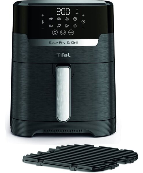 Фритюрник с горещ въздух Tefal Easy Fry & Grill 2-in-1 Precision (EY505815), 4,2l, грил функция, готвене с горещ въздух, 1550W