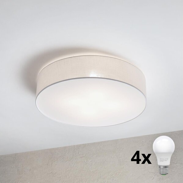 Brilagi - LED таванно осветително тяло SIRIJA 4xE27/60W/230V Ø 60 см бяло