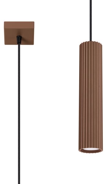 Brilagi - LED полилей на кабел CRESTO 1xGU10/10W/230V кафяв