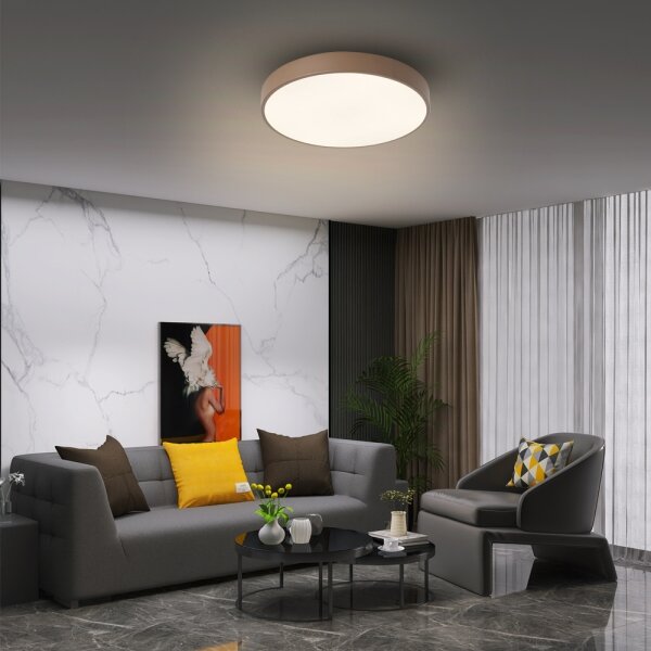 Brilagi - LED таванно осветително тяло POOL LED/36W/230V 3000/4000/6000K 30 cm кафяво