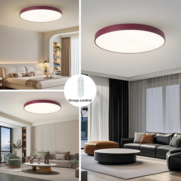 Brilagi-LED димируемо осветително тяло POOL SMART LED/128W/230V 100 cm Wi-Fi Tuya+дистанционно управление бордо
