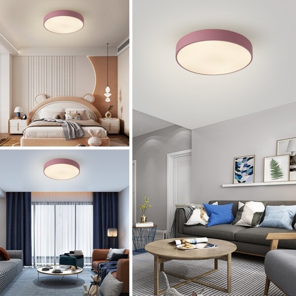 Brilagi - LED таванно осветително тяло POOL LED/60W/230V 3000/4000/6000K 50 см розово