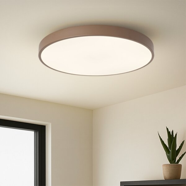 Brilagi - димируемо LED таванно осветително тяло POOL LED/60W/230V 3000-6000K 60 см кафяво + дистанционно управление