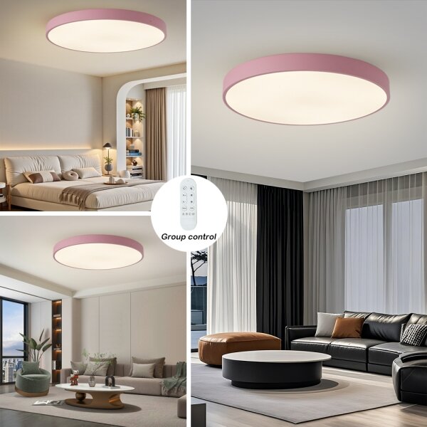 Brilagi-LED Димируемо осветително тяло POOL SMART LED/128W/230V 100 см Wi-Fi Tuya+дистанционно управление розово