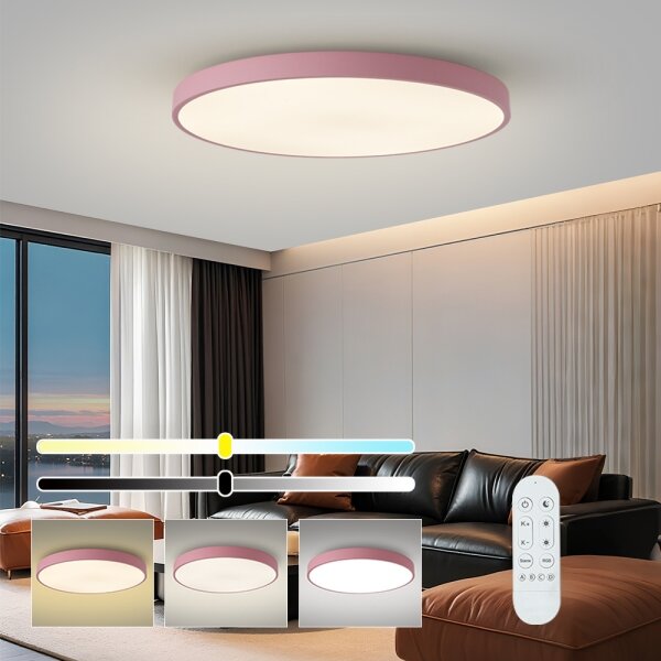 Brilagi-LED Димируемо осветително тяло POOL SMART LED/128W/230V 100 см Wi-Fi Tuya+дистанционно управление розово