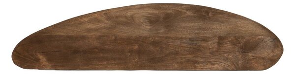 Стенен рафт от масивно манго в тъмно естествен цвят 70 cm Ginosu – Light & Living