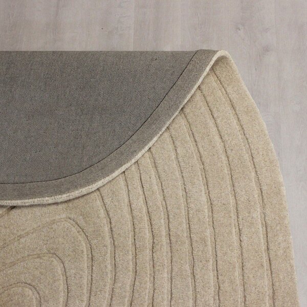 Бежов вълнен килим 160x230 cm Puddle Wool – Flair Rugs