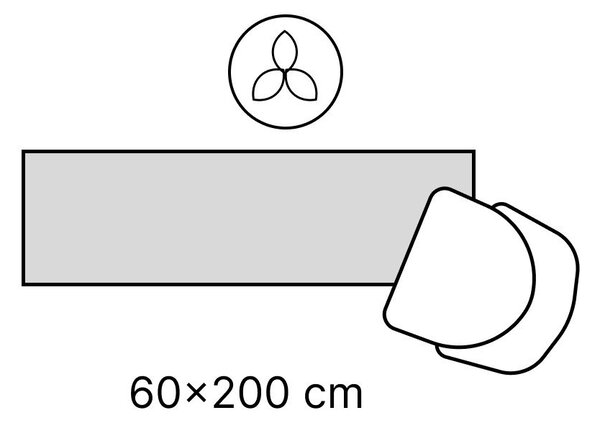 Червена двустранна ръчно изработена вълнена пътека 60x190 cm Kamal Kian – Nouristan