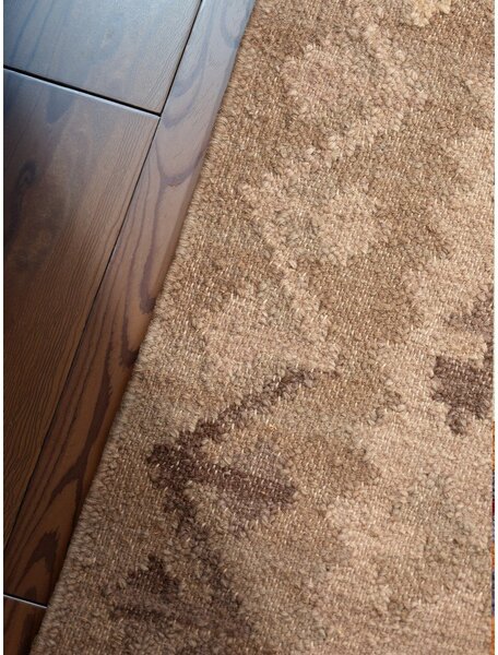 Светлосин и бежов двустранен ръчно изработен вълнен килим 160x230 cm Kamal Dune – Nouristan