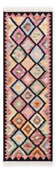 Двустранна ръчно изработена вълнена пътека 60x190 cm Kamal Zara – Nouristan