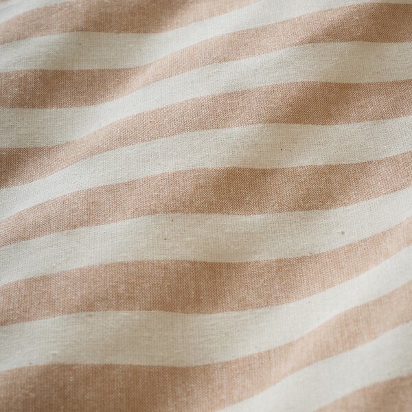 Оранжево единично спално бельо 135x200 cm Cotton Rich Woven Stripe – Pineapple Elephant