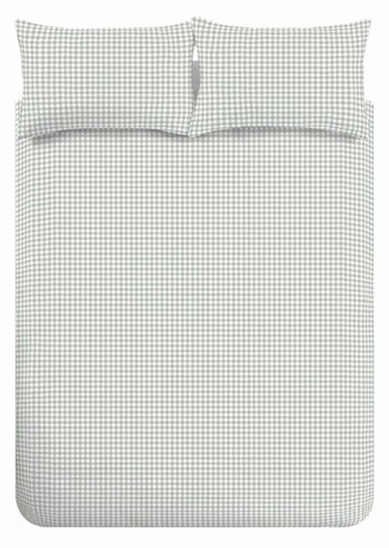 Зелено единично спално бельо 135x200 cm Bamford Gingham Check – Catherine Lansfield