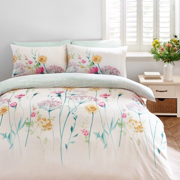 Единично спално бельо 135x200 cm Meadowsweet Floral – Catherine Lansfield