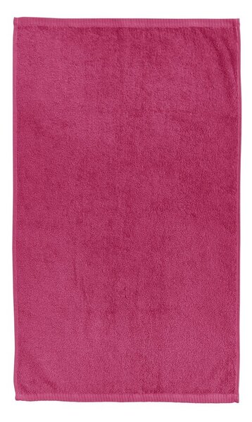 Тъмнорозова бързосъхнеща памучна кърпа от тери 50x85 cm Quick Dry – Catherine Lansfield