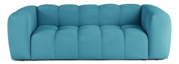Тюркоазен кадифен диван 225 cm Cube – Bonami Selection