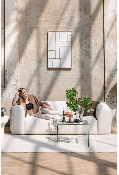 Зелен кадифен диван 225 cm Cube – Bonami Selection