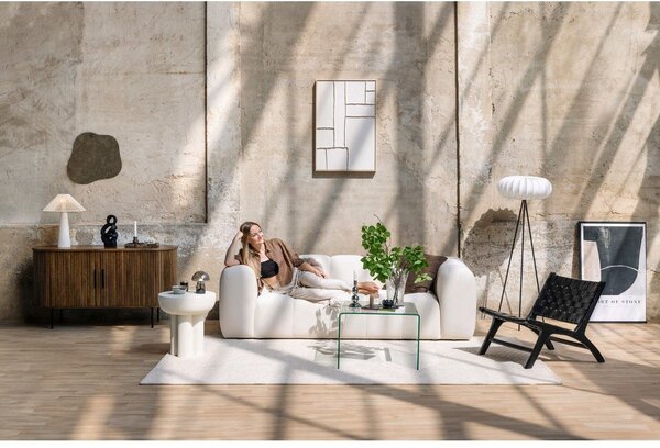 Зелен кадифен диван 225 cm Cube – Bonami Selection