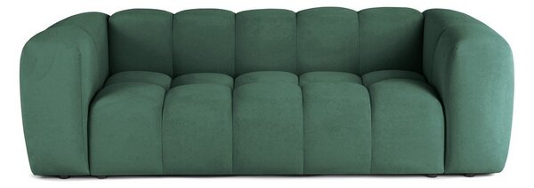 Зелен кадифен диван 225 cm Cube – Bonami Selection