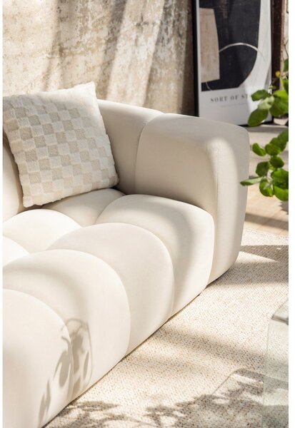 Зелен кадифен диван 225 cm Cube – Bonami Selection