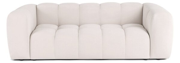 Кремав кадифен диван 225 cm Cube – Bonami Selection