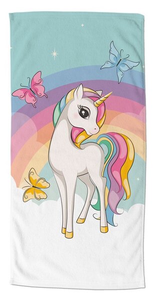 Детска кадифена плажна кърпа 75x150 cm Dash – Good Morning