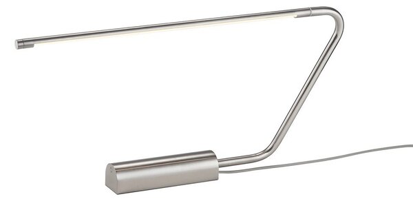 LED настолна лампа в сребрист цвят (височина 33 cm) Olea – Trio Select