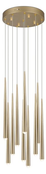 LED висящо осветително тяло в златист цвят ø 30 cm Cala – Trio Select