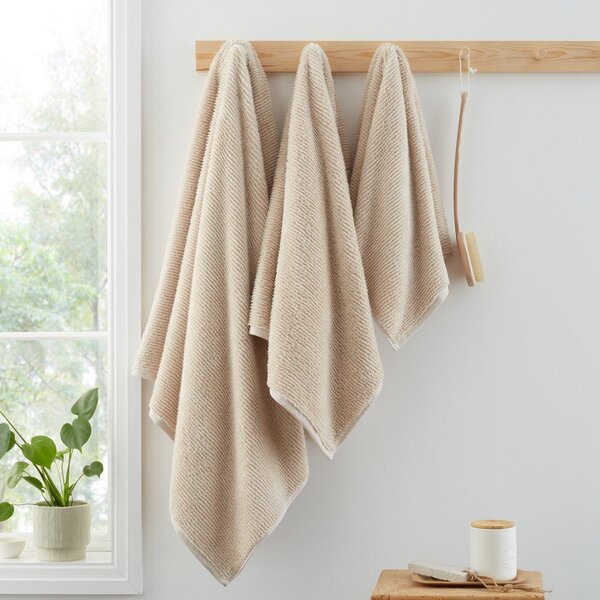 Бежова памучна хавлиена кърпа 70x127 cm Soft Zero Twist Spa Towel – Bianca