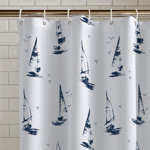 Завеса за душ 180x180 cm Salcombe Boats – Catherine Lansfield