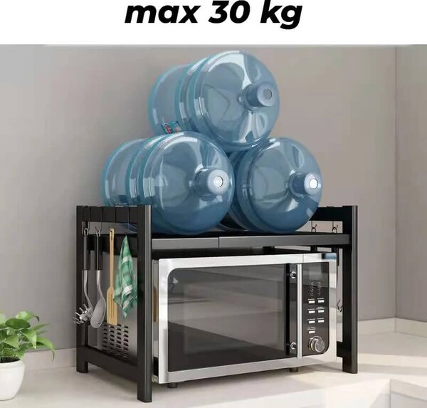 Разтегателен кухненски стелаж Magicrack™, Бяло