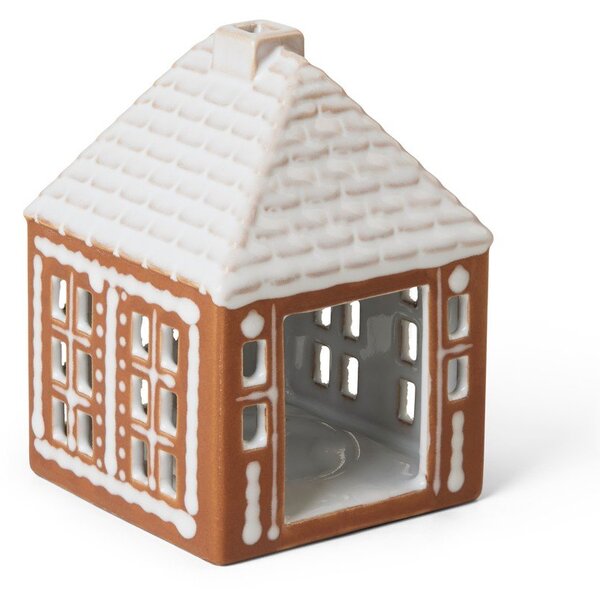Керамичен свещник за чаена свещ Gingerbread Lighthouse – Kähler Design
