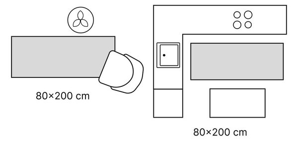 Светлокафява ръчно изработена вълнена пътека 80x200 cm Francois – Villeroy&Boch
