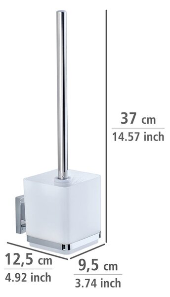 Самоносеща поставка за четка за тоалетна Vacuum-Loc, товароносимост до 33 кг - Wenko
