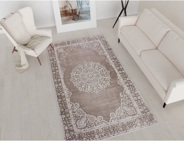 Бежов килим за миене 200x80 cm - Vitaus