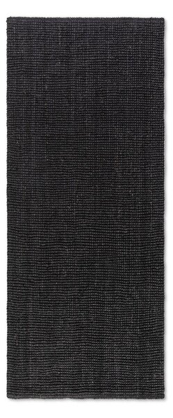 Черна пътека от юта 80x200 cm Bouclé - Hanse Home