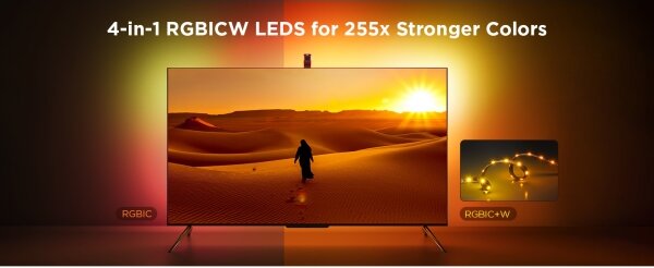Govee - TV Backlight 3 Lite TV 75-85" SMART LED подсветка RGBICW Wi-Fi IP67