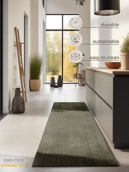 Пътека от юта в цвят каки 80x200 cm Bouclé - Hanse Home