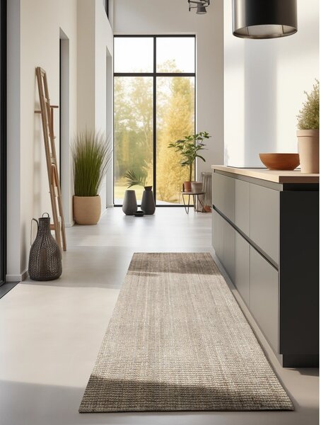 Кремава пътека от юта 80x200 cm Bouclé - Hanse Home