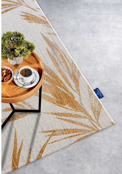 Бял/златист външен килим 160x235 cm Leonie – Villeroy&Boch