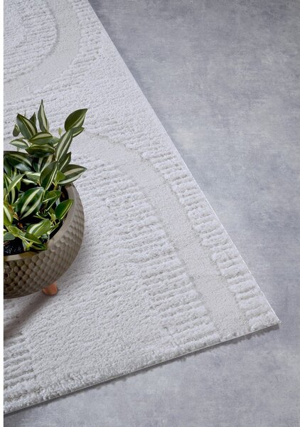 Кремава пътека 80x240 cm Bartoux Cream White – Elle Decoration