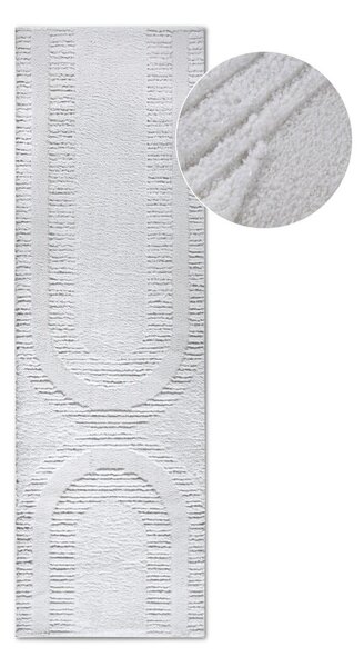 Кремава пътека 80x240 cm Bartoux Cream White – Elle Decoration