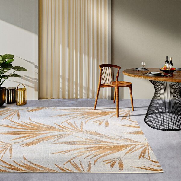 Бял/златист външен килим 160x235 cm Leonie – Villeroy&Boch